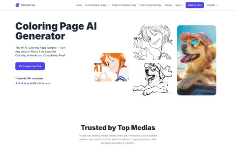 ColorArt - AI Coloring Page Generator | Free Online Tool