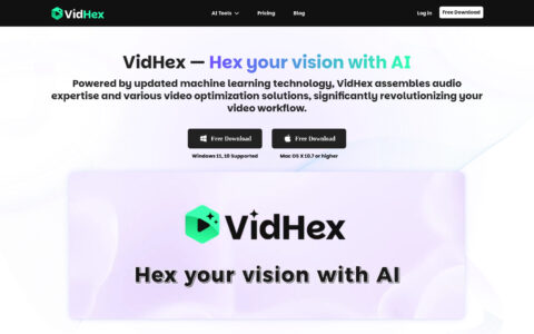 VidHex AI Video Enhancer - Upscale Videos to 4K/8K Free