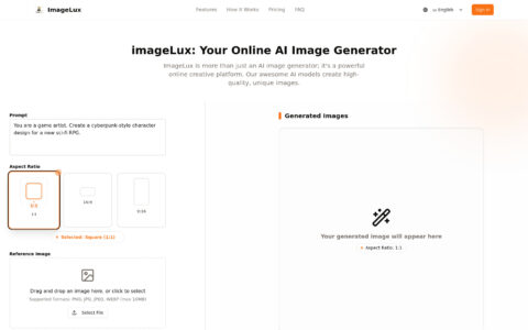imagelux - AI-Powered Image Generator | Free Online Tool