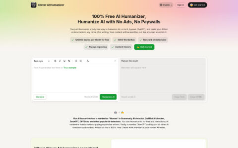 Clever AI Humanizer - Free AI Text Humanizer Tool Online