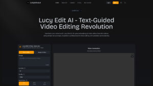 Lucy Edit - AI-Powered Video Editing Tool Online