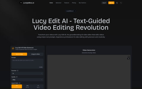 Lucy Edit - AI-Powered Video Editing Tool Online