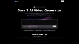 Sora 2 AI - AI-Powered Video Generator Tool