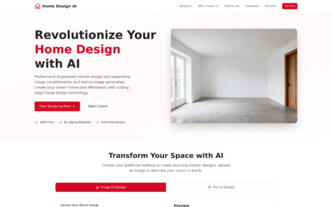Home Design AI - Free AI-Powered Interior Design Tool Online
