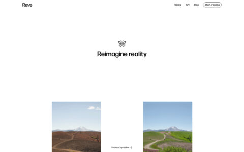 Reve Image - AI-Powered Image Generator & Editor Tool