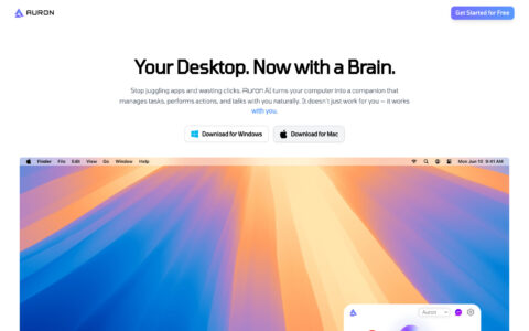 Auron AI - Intelligent AI Desktop Companion & Assistant