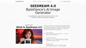 Seedream 4.0 - AI-Powered Image Generation & Editing Tool