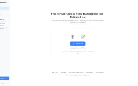 SoundWise.ai - Free AI Audio to Text Transcription Tool