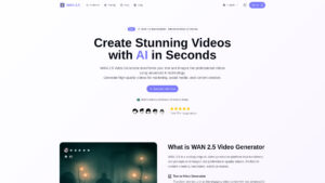 WAN 2.5 AI Video Generator - Professional AI Video Creation Tool