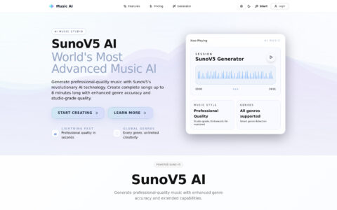 Suno V5 - Free AI Music Generator Online