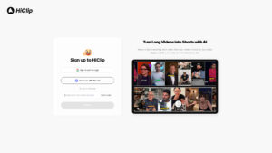 HiClip - AI Video Clipping Tool | Create Shorts & Reels Instantly