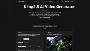 Kling 2.5 AI - AI-Powered Video Generator Tool