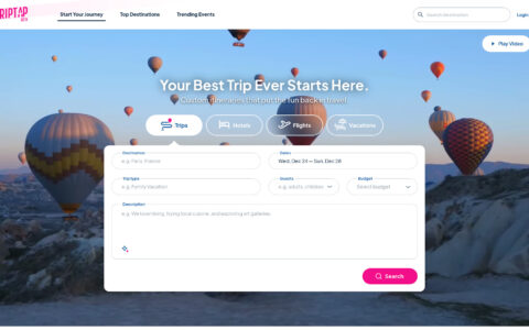 TripTap - AI-Powered Travel Planning Tool