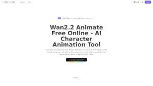 Wan 2.2 Animate - Free AI Character Animation Tool Online