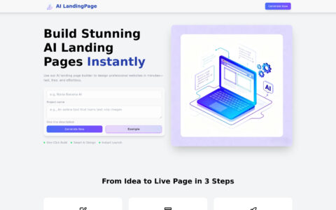 LandingPage AI - Free AI Website Builder & Landing Page Generator