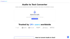 AudioConvert - Free AI Audio to Text Transcription Tool