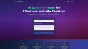 AI LandingPage - Free AI Website Builder Online