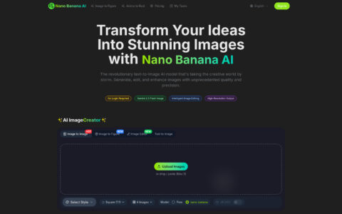 Nano Banana AI - Free AI Image Generator & Editor Tool