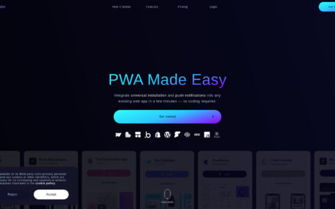 Progressier - PWA Builder & Push Notifications Tool
