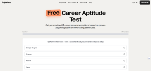 TripleTen Career Aptitude Test - AI-Powered Tech Career Assessment