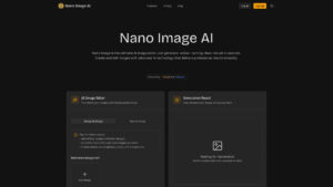 Nano Image AI - Free AI Image Editor & Generator Online