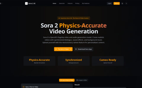 Sora 2 - AI Video Generator with Audio | Free Online Tool