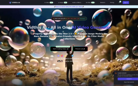 Vidthis AI Video Generator - Create Pro Videos & Images Free Online