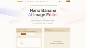 AI-NanoBanana - AI-Powered Image Studio Tool