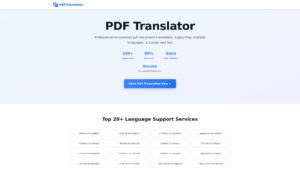 PDF Translator - Free AI Document Translation Tool Online