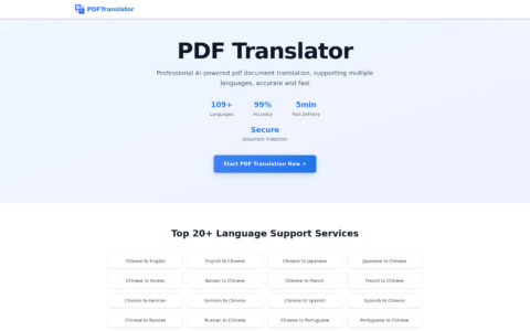 PDF Translator - Free AI Document Translation Tool Online