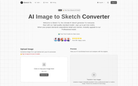 Sketch To - Free AI-Powered Image to Sketch Converter Online