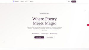 Poemfolio - AI-Powered Poetry Writing & Management Tool