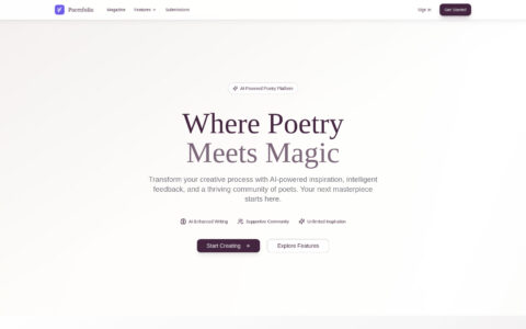 Poemfolio - AI-Powered Poetry Writing & Management Tool