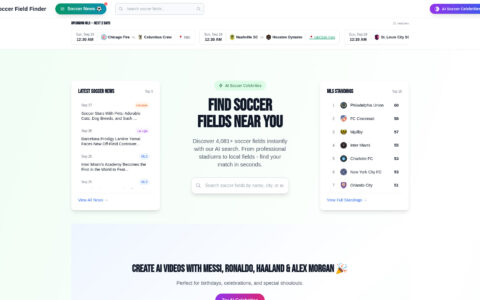 Soccer Field Map – AI Soccer Celebrities & Soccer Fields - Free AI Video Generator