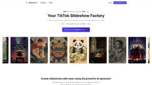 SlideStorm - AI-Powered TikTok Slideshow Generator Tool