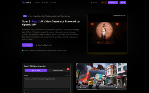 Soar2 - AI Video & Image Generation Tool | Free Online