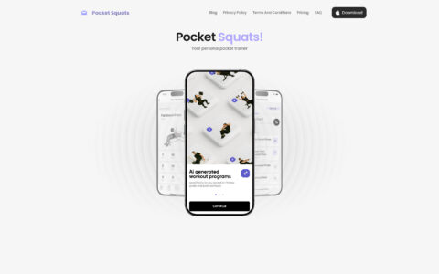 Pocket Squats - AI-Powered Personal Trainer | Free Smart Fitness