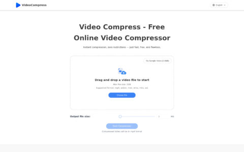 VideoCompress - Free AI Video Compressor Online