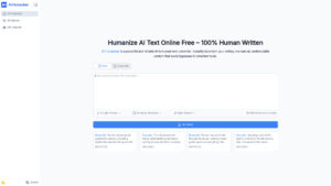 AI Humanizer - Free AI Text Converter Tool Online