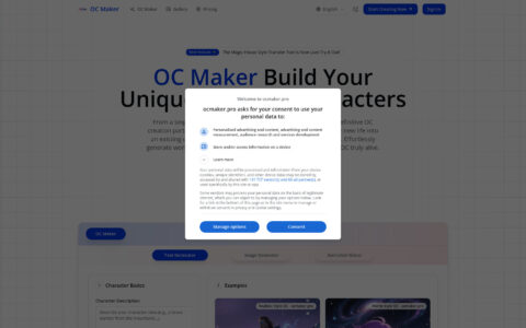 OCer - AI OC Maker & Character Creator Tool Online