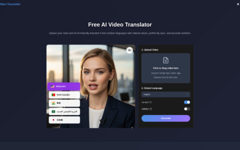 AI Video Translator - AI-Powered Video Dubbing Tool Online