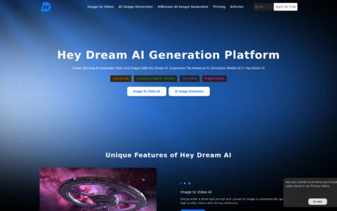 Hey Dream AI - Free AI Image & Video Generator Online