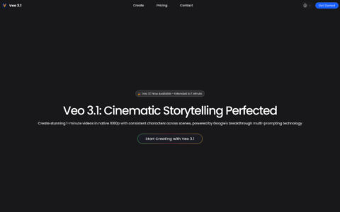 Veo 3.1 - AI Video Generator | Free 1-Minute 1080p Creation