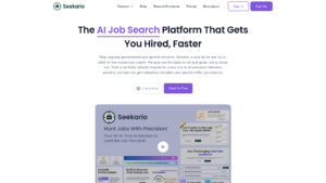 Seekario - AI-Powered Job Search & Resume Tool