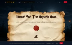 Harry Potter House Quiz Org - Free Hogwarts Sorting Tool