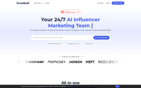 Scrumball - AI-Powered Influencer Marketing Platform