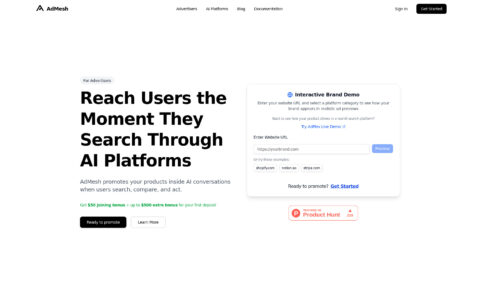AdMesh - AI-Powered Marketing & Ad Network Platform