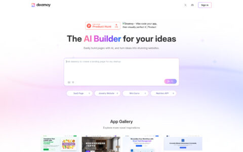 Deamoy - Free AI App Builder | Create Websites in Seconds