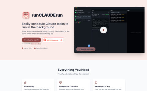 runCLAUDErun - AI-Powered macOS Automation Tool