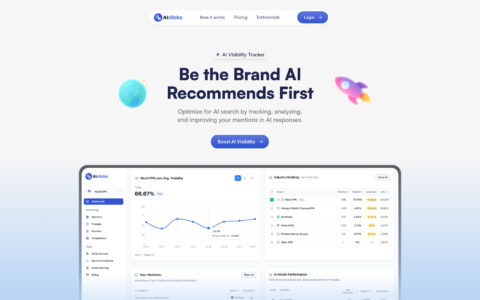 AIclicks - AI Search Visibility Optimization Tool